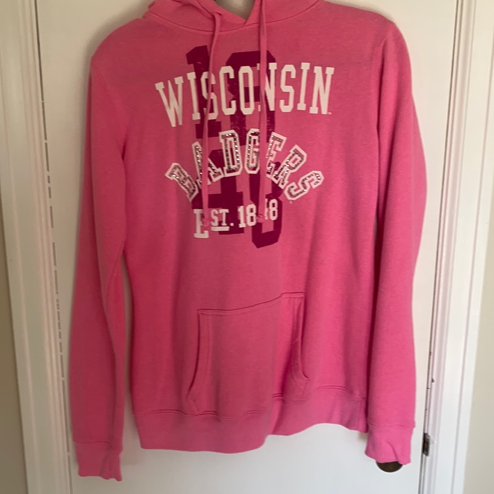 Wisconsin Badgers hoodie. Sz L